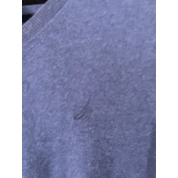 Nautica - Men's Blue V-Neck Sweater Vest - Size L - Picture 2 of 6